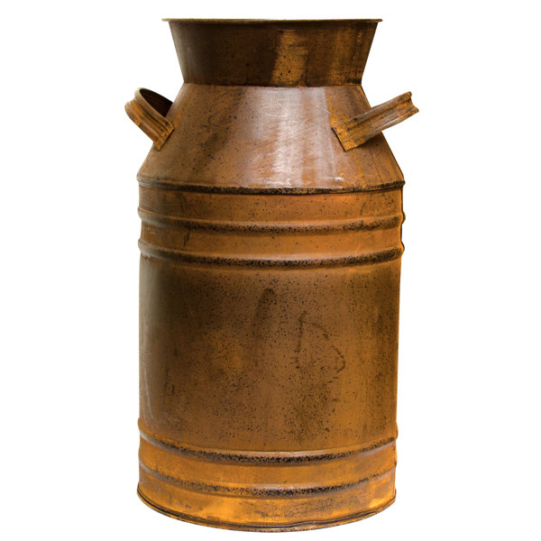 August Grove® Milk Metal Bucket & Reviews Wayfair